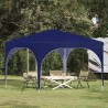 Tente de fête pop-up 290 x 290 x 245 cm Bleu 638122638122