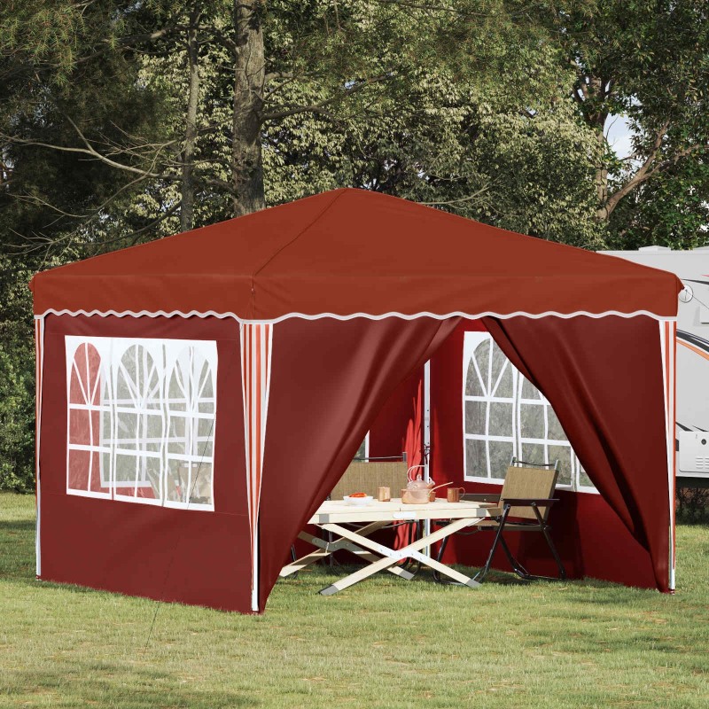 Tente de fête pop-up 288 x 288 x 245 cm Terre cuite 638125638125