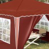Tente de fête pop-up 288 x 288 x 245 cm Terre cuite 638125638125