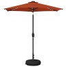 Parasol de jardin avec lumières LED et base 230 x 230 cm 638128638128