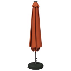 Parasol de jardin avec lumières LED et base 230 x 230 cm 638128638128