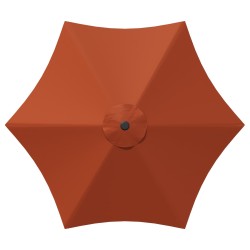 Parasol de jardin avec lumières LED et base 230 x 230 cm 638128638128