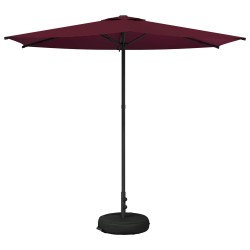Parasol de jardin avec base 270 x 270 cm Polyester 638129638129