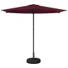 Parasol de jardin avec base 270 x 270 cm Polyester 638129638129