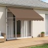 Auvent rétractable manuel Taupe 200 cm 638132638132
