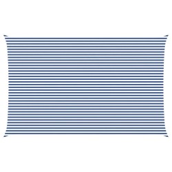Voile d'ombre Bleu et Blanc 8 x 5 m 100 % polyester Oxford 638137638137