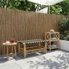 Banc de jardin 80 x 38 x 40 cm Bambou Naturel Rectangulaire 638140638140