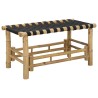Banc de jardin 80 x 38 x 40 cm Bambou Naturel Rectangulaire 638140638140