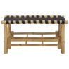 Banc de jardin 80 x 38 x 40 cm Bambou Naturel Rectangulaire 638140638140