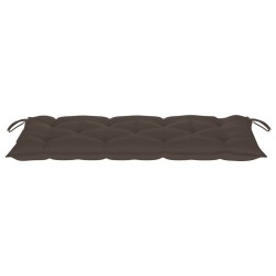 Banc de jardin avec coussin 120 cm Bois d'acacia massif 638143638143