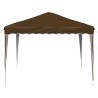 Tente de fête pop-up 288 x 288 x 245 cm Taupe Tissu Oxford 638146638146