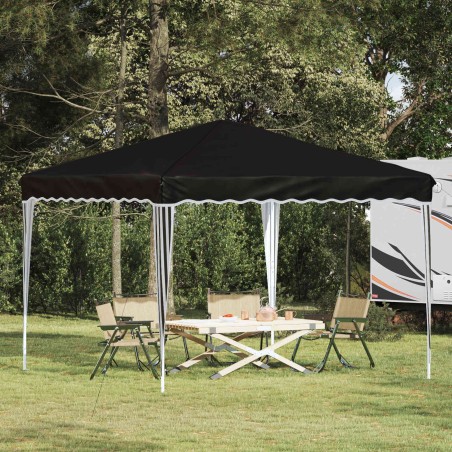 Tente de fête pop-up 288 x 288 x 245 cm Noir Tissu Oxford 638147638147