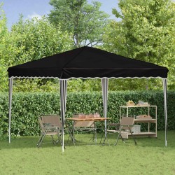 Tente de fête pop-up 288 x 288 x 245 cm Noir Tissu Oxford 638147638147