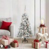 Sapin de Noël Artificiel à Branches Articulées Blanc 120 cm 638148638148
