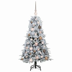 Sapin de Noël Artificiel à Branches Articulées Blanc 120 cm 638148638148