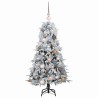 Sapin de Noël Artificiel à Branches Articulées Blanc 120 cm 638148638148