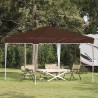 Tente de fête pop-up 288 x 288 x 245 cm Marron Tissu Oxford 638149638149