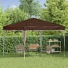 Tente de fête pop-up 288 x 288 x 245 cm Marron Tissu Oxford 638149638149