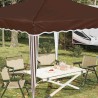 Tente de fête pop-up 288 x 288 x 245 cm Marron Tissu Oxford 638149638149