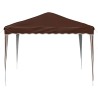 Tente de fête pop-up 288 x 288 x 245 cm Marron Tissu Oxford 638149638149