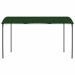 Pavillon 4 x 3 x 2,55 m Vert Acier enduit de poudre et tissu 638150638150