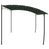 Pavillon 4 x 3 x 2,55 m Vert Acier enduit de poudre et tissu 638150638150