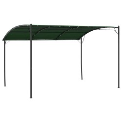 Pavillon 4 x 3 x 2,55 m Vert Acier enduit de poudre et tissu 638150638150