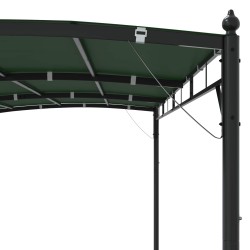 Pavillon 4 x 3 x 2,55 m Vert Acier enduit de poudre et tissu 638150638150