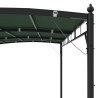 Pavillon 4 x 3 x 2,55 m Vert Acier enduit de poudre et tissu 638150638150