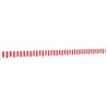 Tissu de remplacement de cantonnière d’auvent rouge blanc 4 m 638151638151