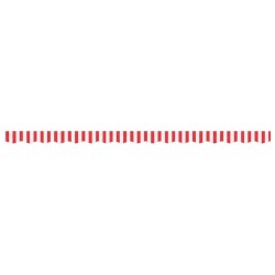 Tissu de remplacement de cantonnière d’auvent rouge blanc 4 m 638151638151