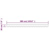 Tissu de remplacement de cantonnière d’auvent rouge blanc 4 m 638151638151