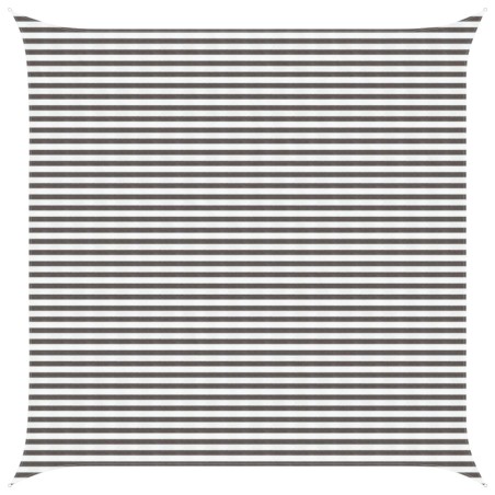 Voile d'ombre Gris clair et blanc 5 x 5 m HDPE 638154638154