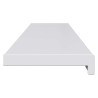Appui de fenêtre Blanc 140 x 20 x 4,5 cm PVC 638158638158