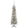 Sapin de Noël artificiel Blanc 150 cm PVC, métal et plastique 638159638159