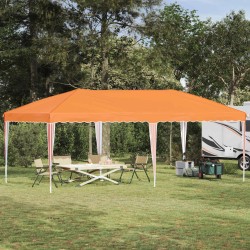 Tente de fête pop-up 575 x 290 x 245 cm Orange 638162638162
