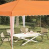Tente de fête pop-up 575 x 290 x 245 cm Orange 638162638162