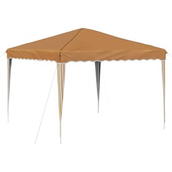 Tente de fête pop-up 288 x 288 x 245 cm Beige Tissu Oxford 638163638163