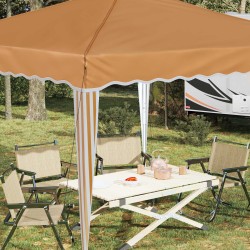 Tente de fête pop-up 288 x 288 x 245 cm Beige Tissu Oxford 638163638163