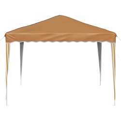 Tente de fête pop-up 288 x 288 x 245 cm Beige Tissu Oxford 638163638163