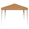 Tente de fête pop-up 288 x 288 x 245 cm Beige Tissu Oxford 638163638163