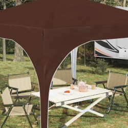 Tente de fête pop-up 290 x 290 x 245 cm Marron 638164638164