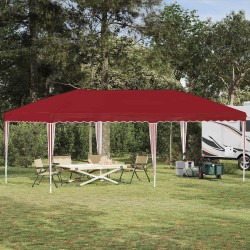 Tente de fête pop-up 575 x 290 x 245 cm Bordeaux 638165638165