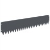 Bordure de Pelouse 30 pcs 103 x 20 cm Acier Anthracite 638166638166