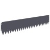 Bordure de Pelouse 30 pcs 103 x 20 cm Acier Anthracite 638167638167