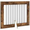 Porte de chien pliable avec supports 4 pcs Chêne fumé 401 cm 638174638174