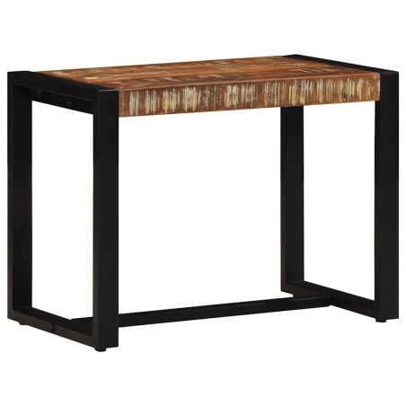 Banc multicolore 60x35x45 cm en bois massif recyclé 638180638180