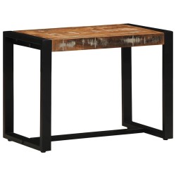 Banc multicolore 60x35x45 cm en bois massif recyclé 638180638180