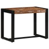 Banc multicolore 60x35x45 cm en bois massif recyclé 638180638180