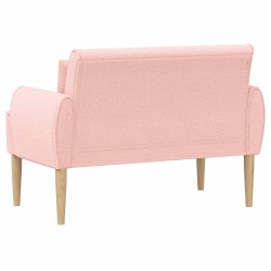 Canapé love seat avec capitonnage en boutons Rose Bouclé 638191638191
